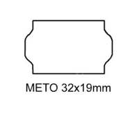 Etikety do kleští METO/32x19/bílé