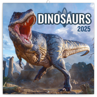 Nástěnný kalendář 2025 Dinosauři