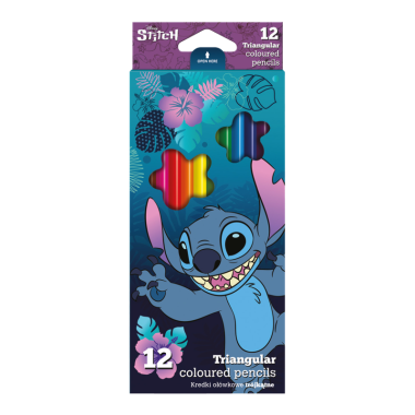 Trojhranné pastelky Colorino Stitch 12ks