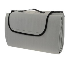 Pikniková deka CALTER® GRADY, 200x150 cm, alu fólie, šedá