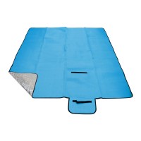 Pikniková deka CALTER® GRADY, 200x150 cm, alu fólie, modrá