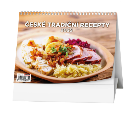 Stolní kalendář 2025 České tradiční recepty