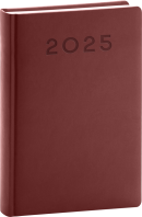 Diář 2025 denní A5 Aprint Neo vínový