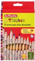 Trojhranné pastelky Trilino Herlitz 12ks
