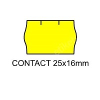 Etikety do kleští CONTACT/25x16/žluté