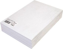 Kreslicí karton A3/220g/200ks bílý čtverečkovaný