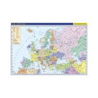 Evropa státy a území školní nástěnná mapa 1 : 5 mil