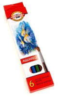 Akvarelové pastelky KOH-I-NOOR 3715 6ks