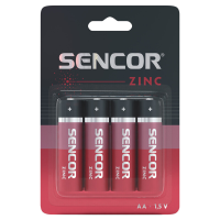 Tužkové baterie Sencor AA-R6 1,5V 4ks