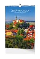 Nástěnný kalendář 2025 A3 Česká republika