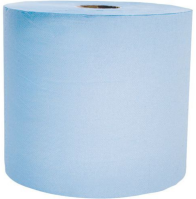 Průmyslové papírové utěrky 180m modré