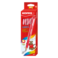 Trojhranná tužka silná Kores Coach s gumou