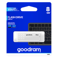 Goodram USB flash disk 8GB 2.0 UME2 bílý