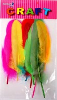Peříčka barevná indiánská 8ks