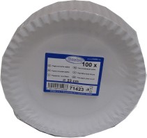 Papírový talíř mělký 23cm 100ks