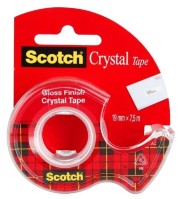 Samolepicí páska 3M Scotch Crystal s odvíječem 19mm 7,5m