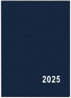 Diář 2025 měsíční Anežka-PVC modrý