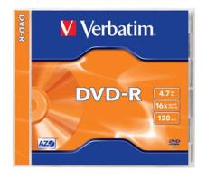Verbatim DVD-R 4.7GB 16x 1ks