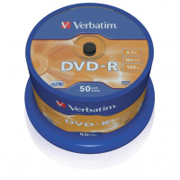 Verbatim DVD-R 4.7GB 16x, 50ks