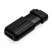 Verbatim USB flash disk 64GB 2.0 PinStripe Store N Go černý