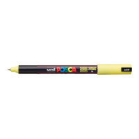 Popisovač Posca PC-1MR 0,7mm pastelově žlutá